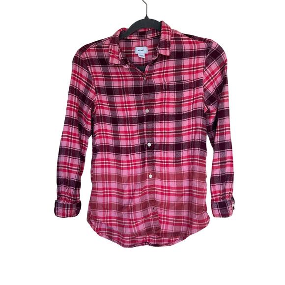 UM Griz Flannel Button Down Shirt Kids SIZE 14 University of Montana Football - Picture 3 of 5